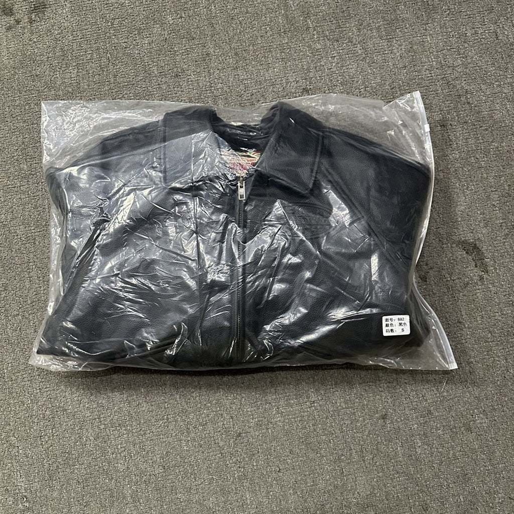 Corteiz Da Skydive Leather Jacket – Premium Leather Bomber