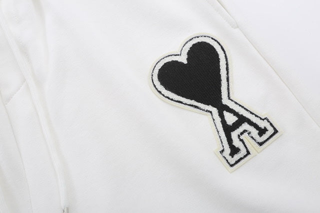 “Ami de Cœur” White Shorts