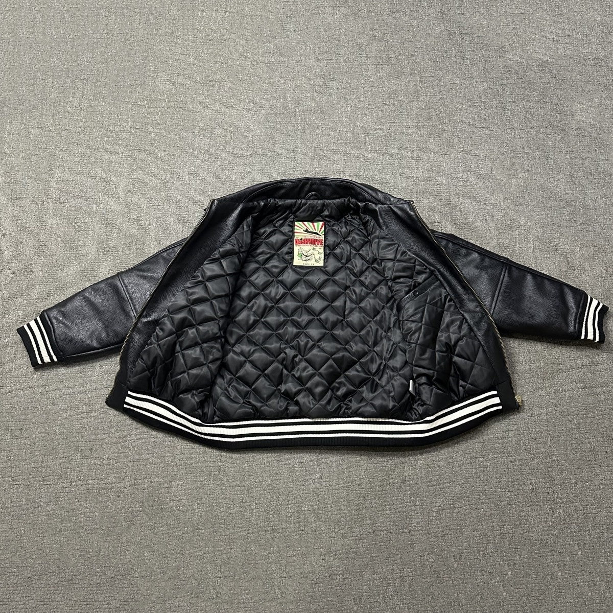 Corteiz Da Skydive Leather Jacket – Premium Leather Bomber