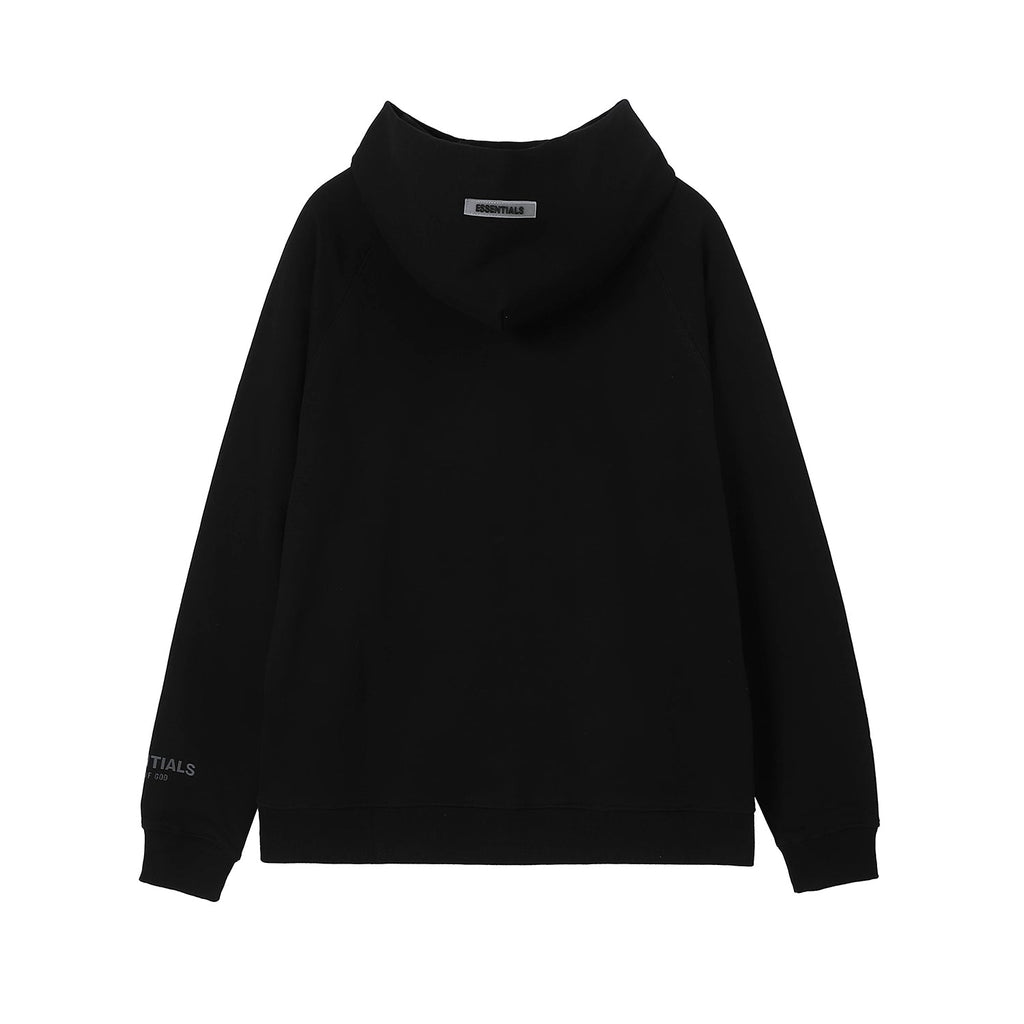 Fear of God ESSENTIALS Hoodie – Black (Tonal Logo)