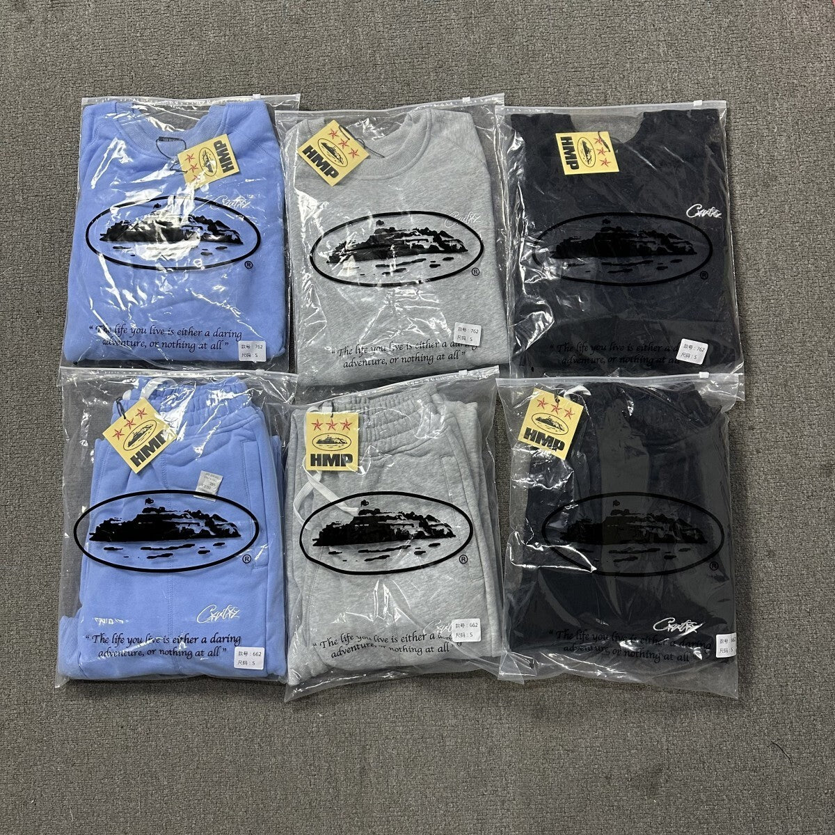 Corteiz CRTZ Alcatraz Sweatshirt Tracksuit Set – Premium Fleece