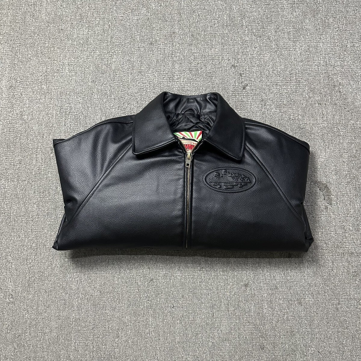 Corteiz Da Skydive Leather Jacket – Premium Leather Bomber