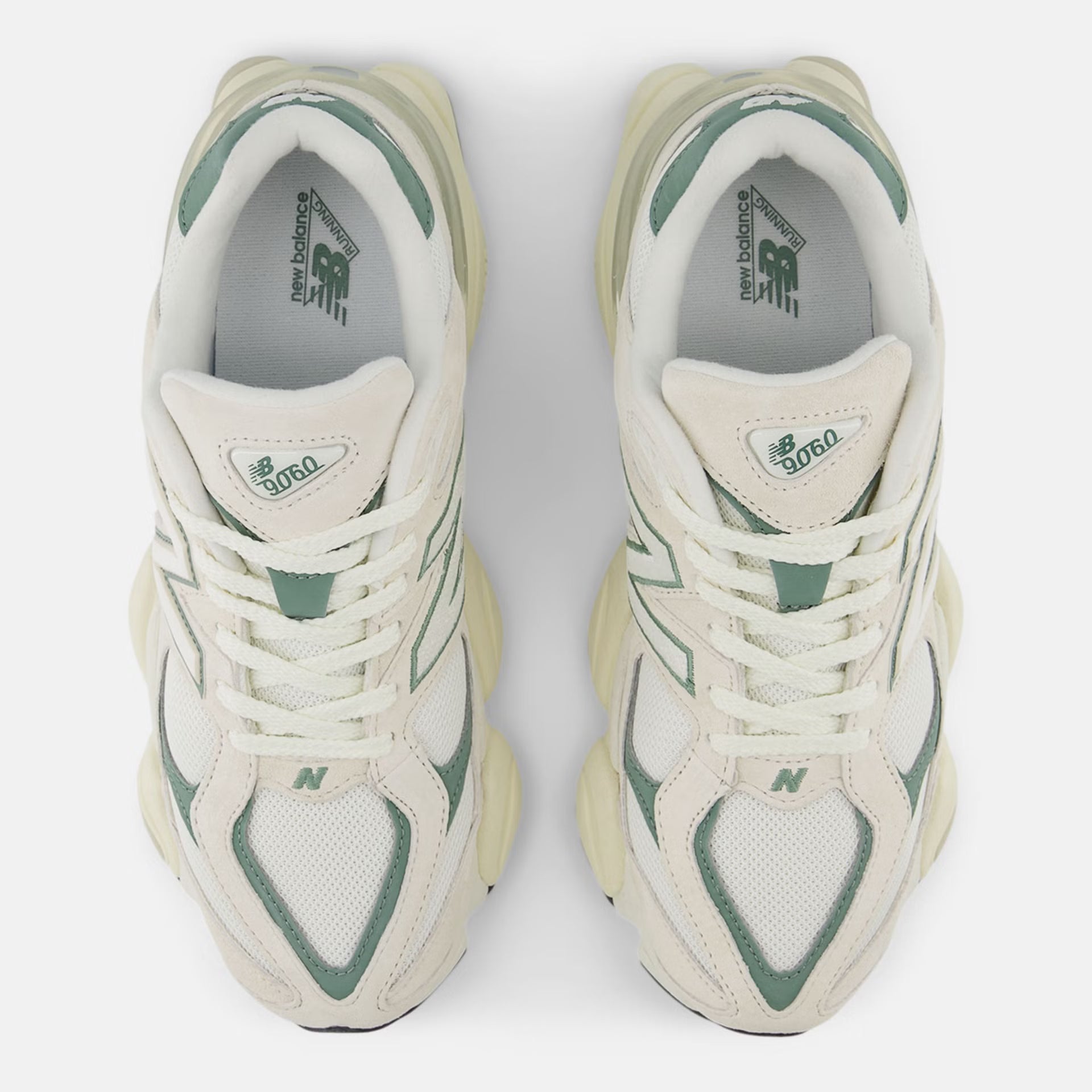 New Balance 9060 (Linen with Dark Juniper)