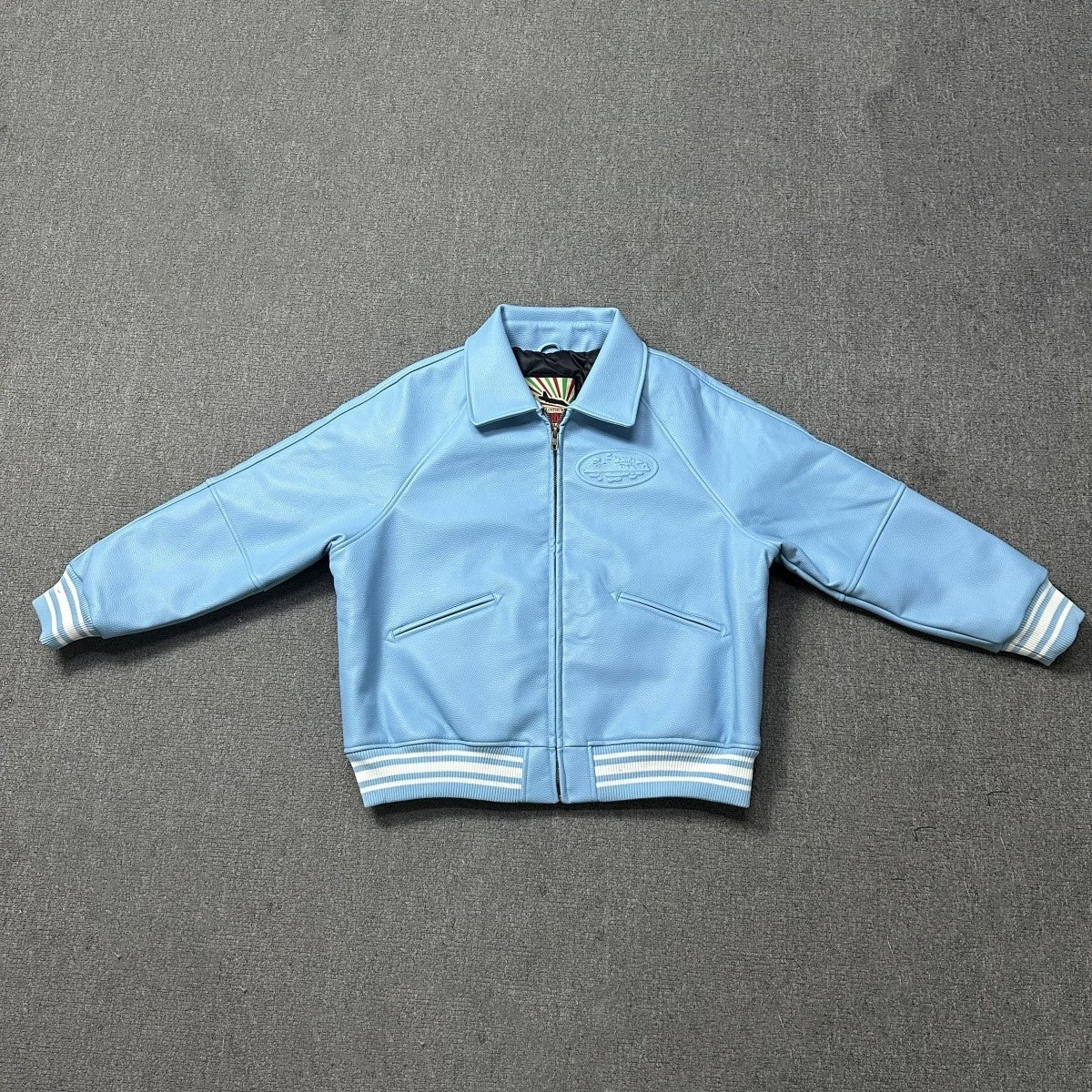 Corteiz Da Skydive Leather Jacket – Premium Leather Bomber