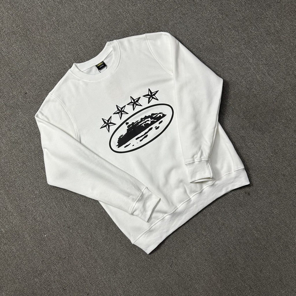 Corteiz (CRTZ) 4Star Globe Sweatshirt & Shorts Set