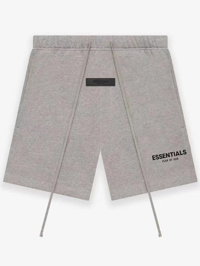 Fear of God Essentials Sweat Shorts – Light Heather Grey.