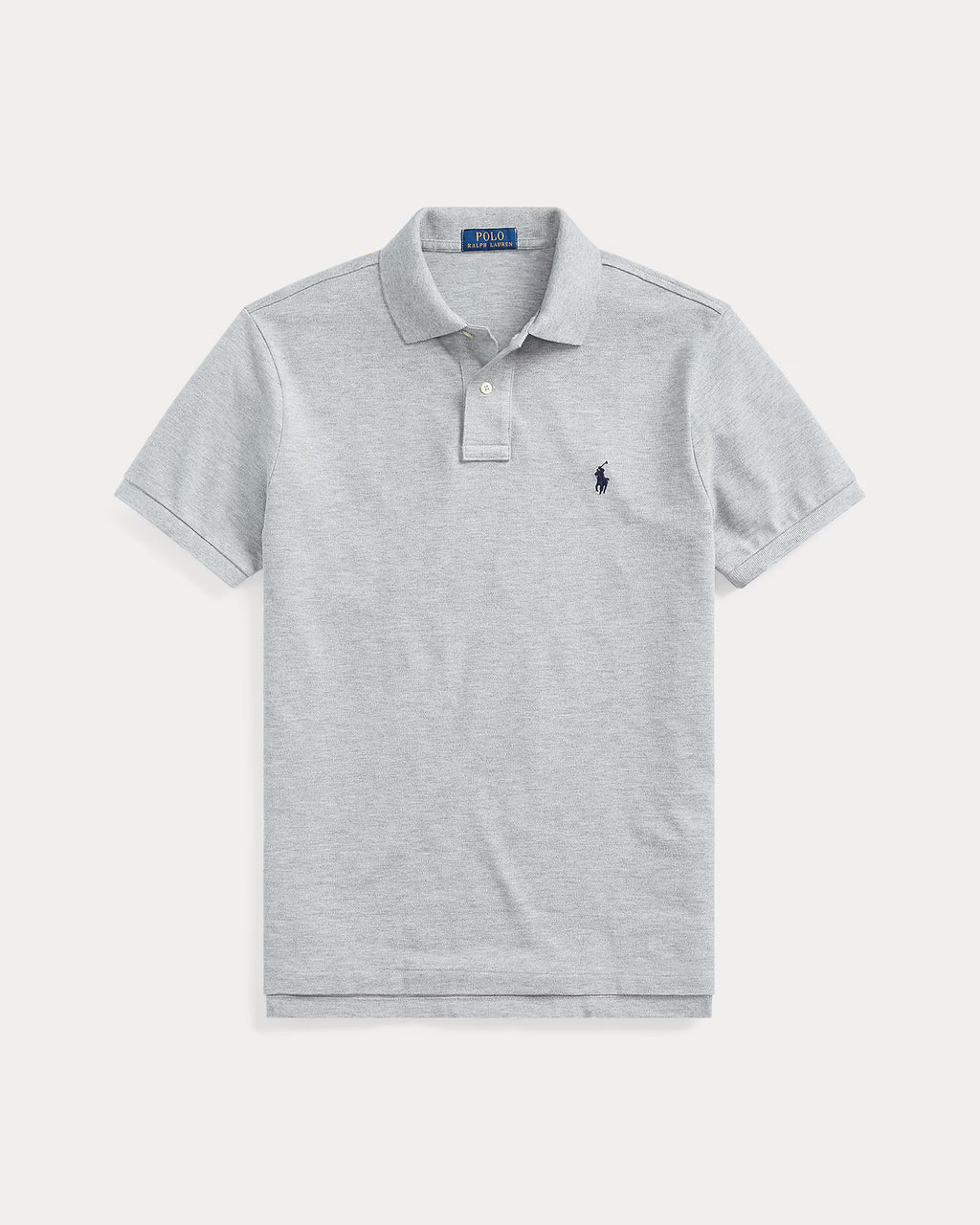 The Iconic Mesh Polo Shirt (Grey/Navy)